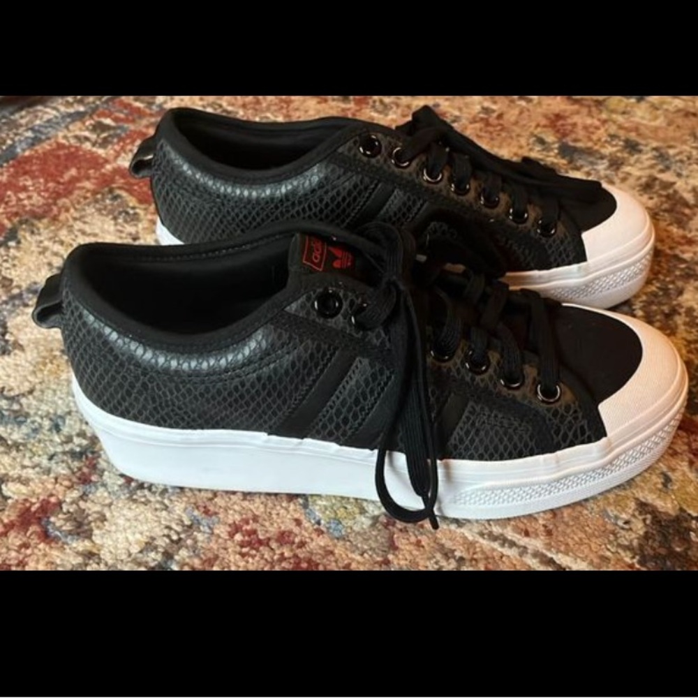 Womens Platform Adidas Nizza Sneakers